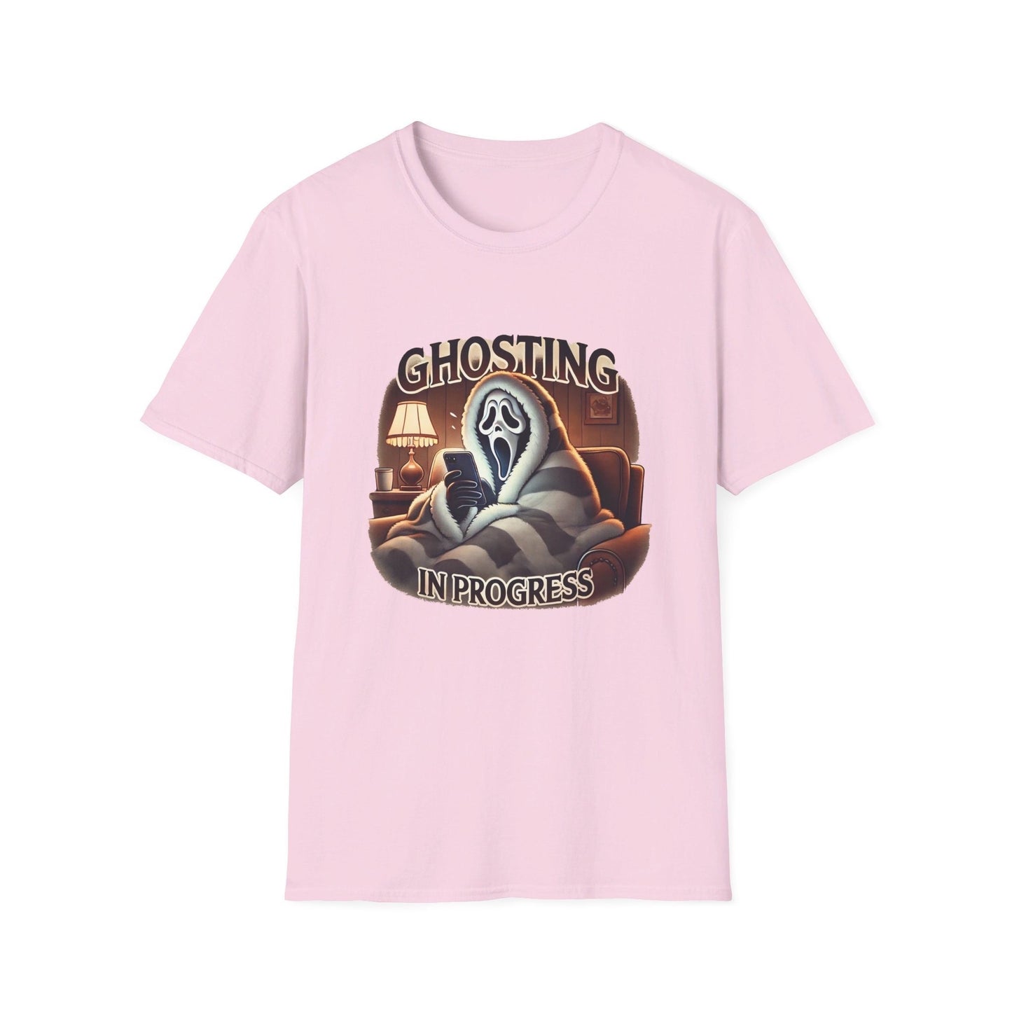 Ghost Face Ghosting in Progress T-Shirt, Funny Halloween Shirt, Viral T-Shirt, Funny Halloween T-Shirt, Ghost Face Shirt, Scream Movie Funny
