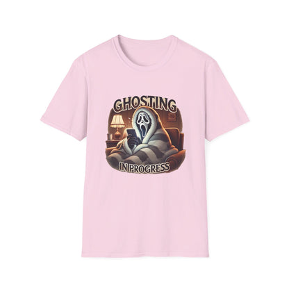 Ghost Face Ghosting in Progress T-Shirt, Funny Halloween Shirt, Viral T-Shirt, Funny Halloween T-Shirt, Ghost Face Shirt, Scream Movie Funny