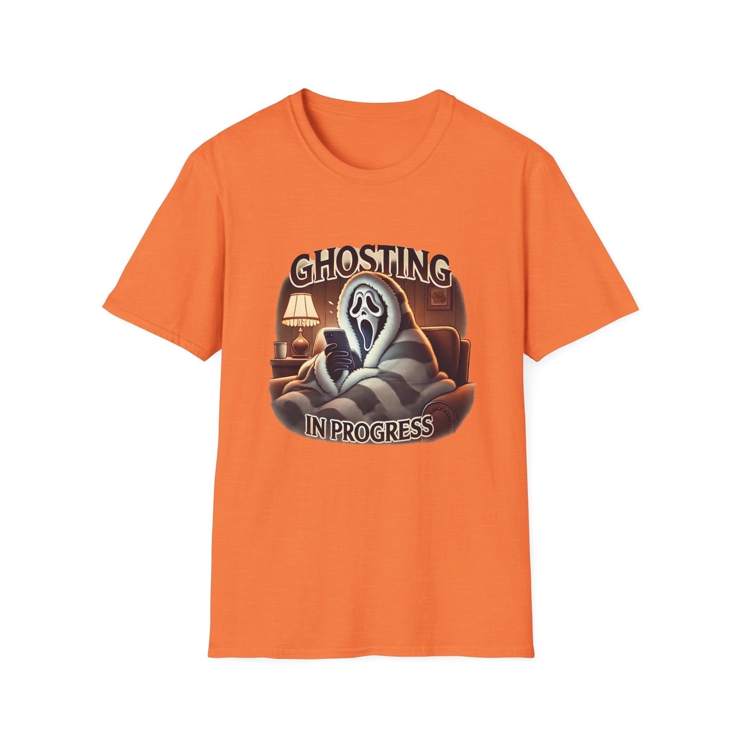 Ghost Face Ghosting in Progress T-Shirt, Funny Halloween Shirt, Viral T-Shirt, Funny Halloween T-Shirt, Ghost Face Shirt, Scream Movie Funny