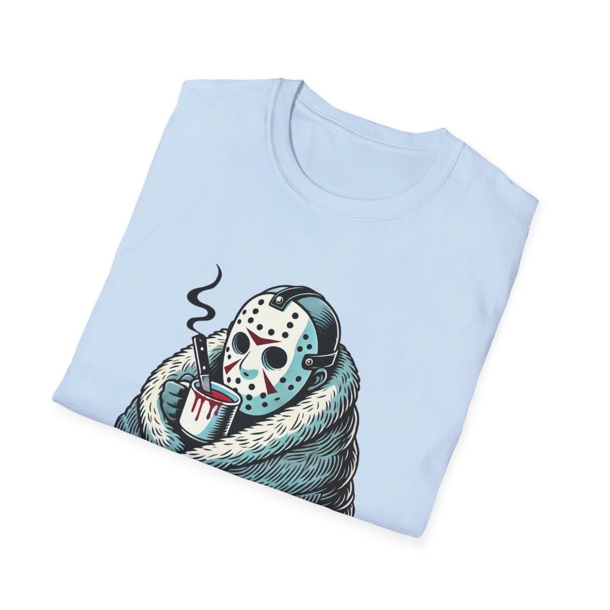 Jason Voorhees Slasher Sips T-Shirt, Funny Halloween Shirt, Viral T-Shirt, Funny Halloween T-Shirt, Jason Shirt, Friday the 13th