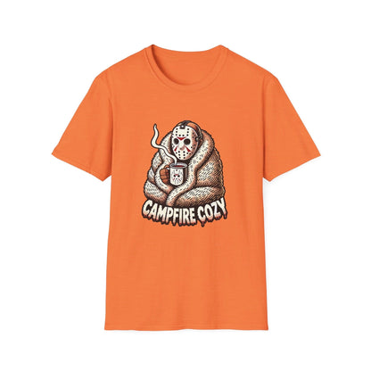 Jason Voorhees Campfire Cozy T-Shirt, Funny Halloween Shirt, Viral T-Shirt, Funny Halloween T-Shirt, Jason Shirt, Friday the 13th