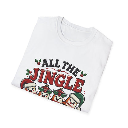 All the Jingle Ladies Christmas Funny T-Shirt, Funny Christmas Shirt, Viral T-Shirt, Funny Winter Shirt, Ugly Shirt Contest, Holiday Shirt