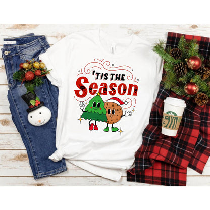 Tis the season Christmas t-shirt - Funny Halloween Tee - Halloween Shirt - Trendy Halloween Shirt