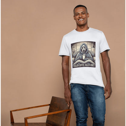 Killer Coffee Killer Vibes Shirt - Halloween Ghost shirt - Vintage Horror Shirt - Halloween Shirt