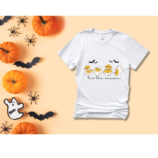 Cute Ghost Book - Funny Book Lover Halloween - Ghost Halloween - Retro Halloween - Cute Ghost Book Nerd