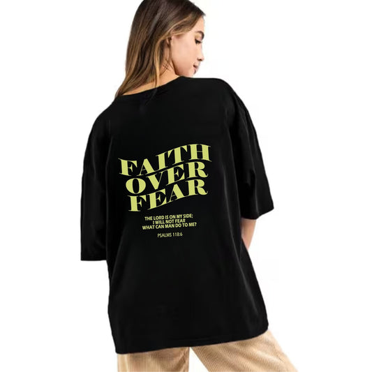 Faith Over Fear Tshirt - Bible Verse Tshirt - Faith sweatshirt - Religious Tshirt - Bible Verse Hoodie