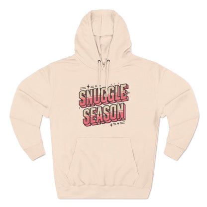 Snuggle Season Three-Panel Fleece Hoodie, Viral T-Shirt, Cute Winter Wear, Cute Christmas Hoodie Sweater, Christmas Shirt, Vintage Hoodie