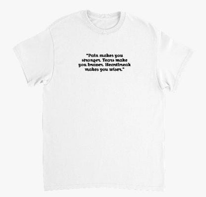Life Quotes Embroidery Shirt
