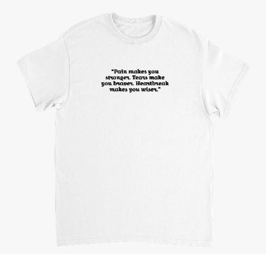 Life Quotes Embroidery Shirt