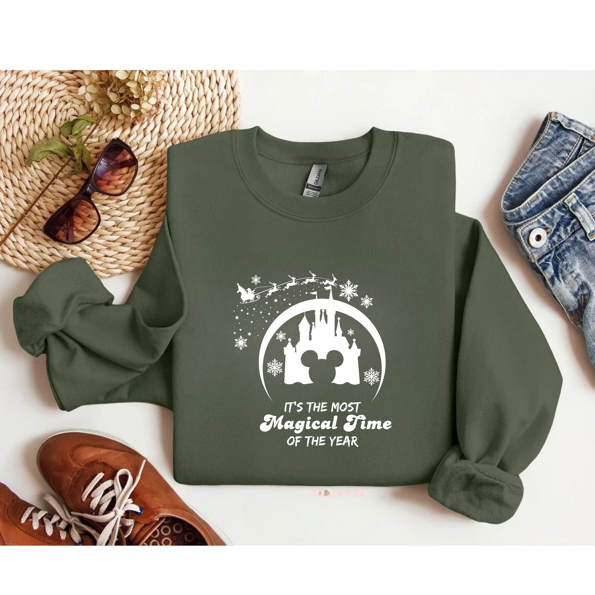 It's The Most Magical Time Of The Year Shirt - Disneyland Christmas Sweatshirt - Disneyland Christmas Sweatshirt - Xmas Gift shirt