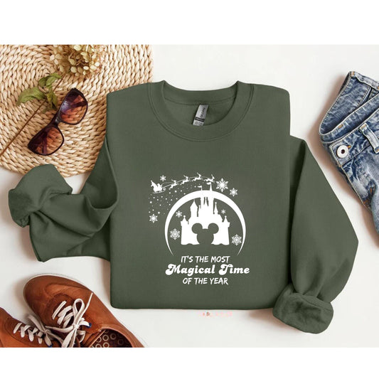 It's The Most Magical Time Of The Year Shirt - Disneyland Christmas Sweatshirt - Disneyland Christmas Sweatshirt - Xmas Gift shirt