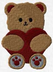 Bear Embroidery Shirt