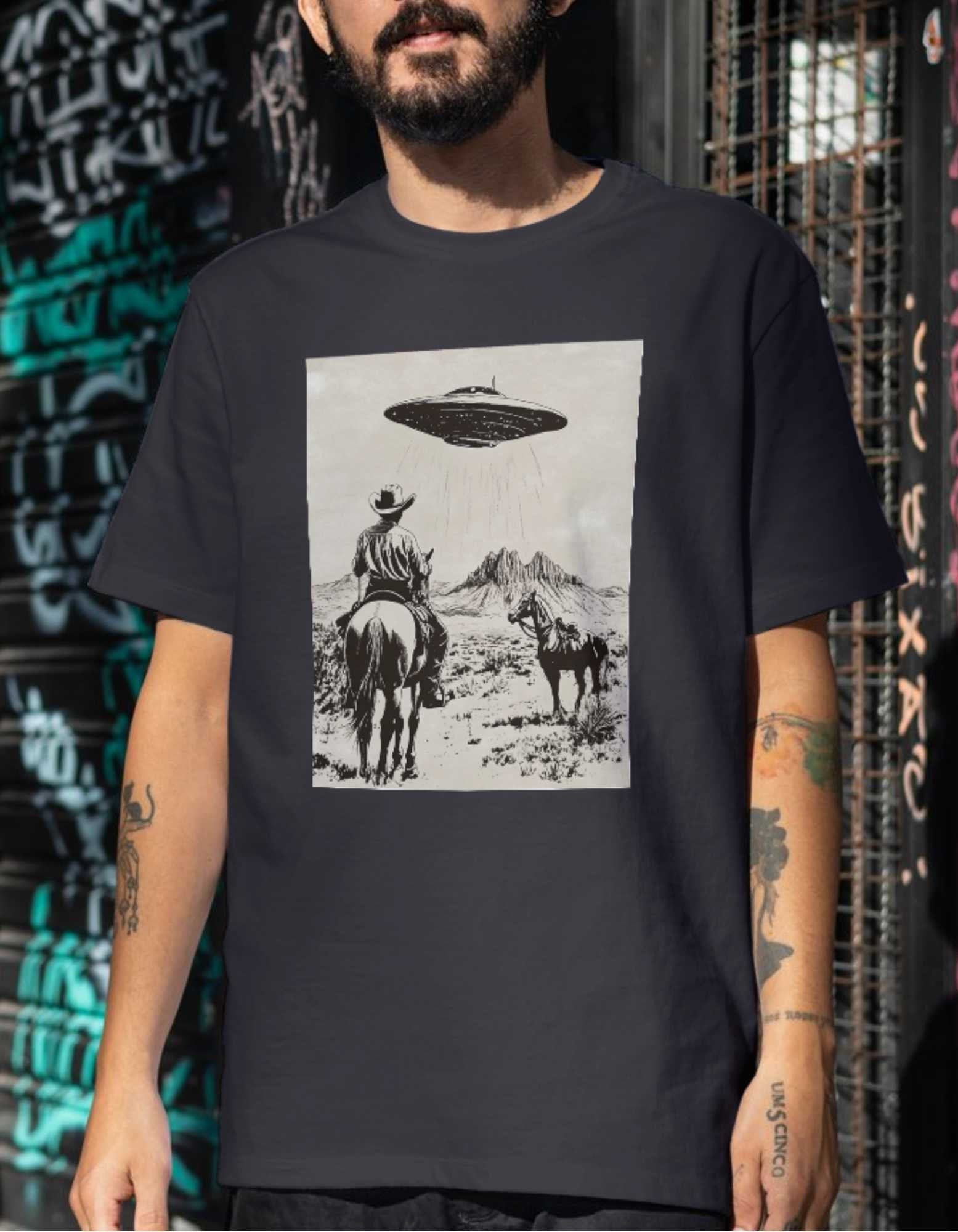 Cowboy and Spaceship Shirt