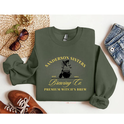 Halloween Salem Sister Brewing Co T shirt - Sanderson Sister Brewing Co Shirt - Witch Tee - Halloween Tshirt - Trendy Halloween Shirt
