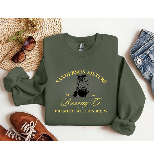 Halloween Salem Sister Brewing Co T shirt - Sanderson Sister Brewing Co Shirt - Witch Tee - Halloween Tshirt - Trendy Halloween Shirt