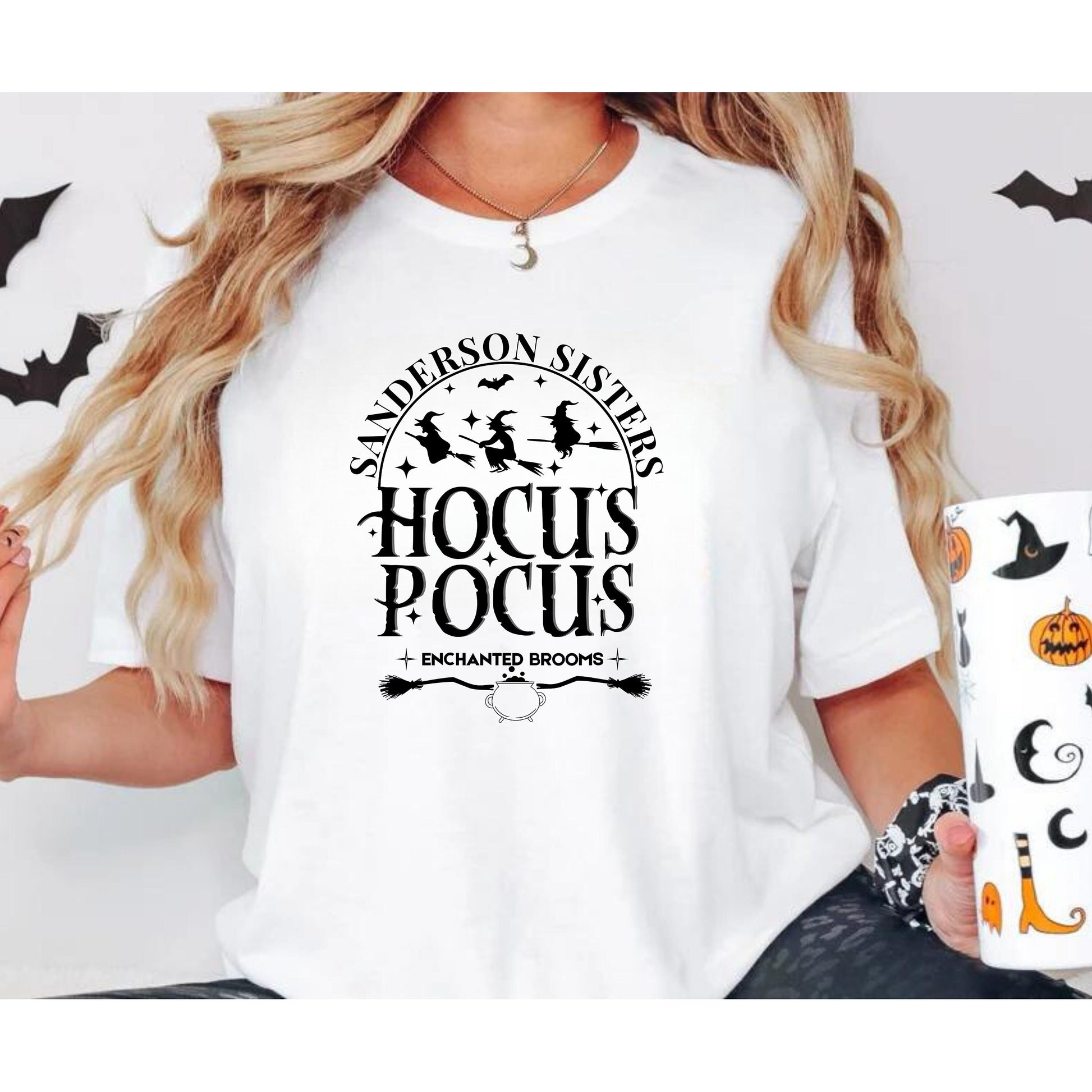 Sanderson Sister Hocus Pocus Shirt - Halloween Witches - Witches Brew Shirt - Enchanted Brooms Shirt - Trendy Halloween Shirt