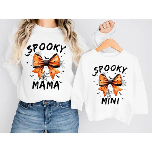 Spooky Mama Shirt - Spooky Mini Shirt - Coquette Halloween - Spooky Season - Retro Halloween