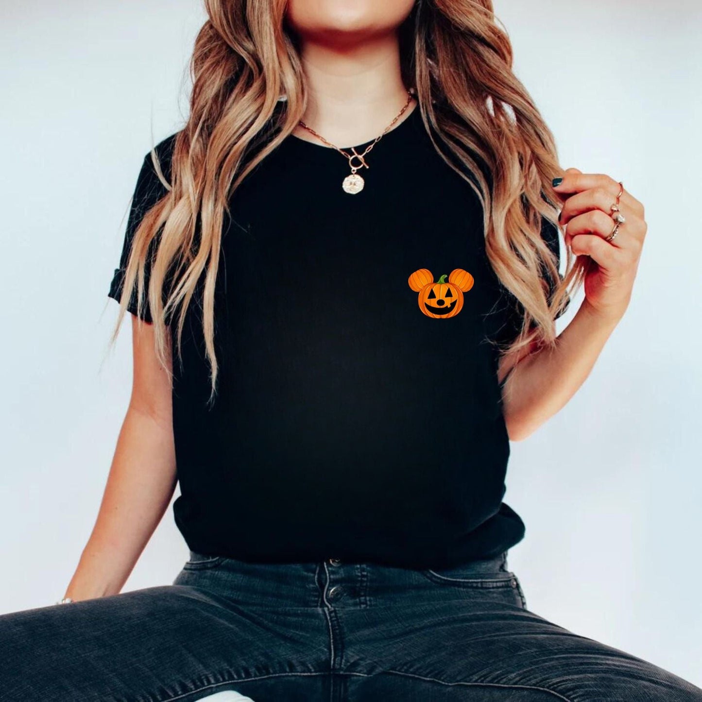 Mickey Pumpkin Sweatshirt - Pumpkin Season shirt - Halloween Pumpkin Shirt
