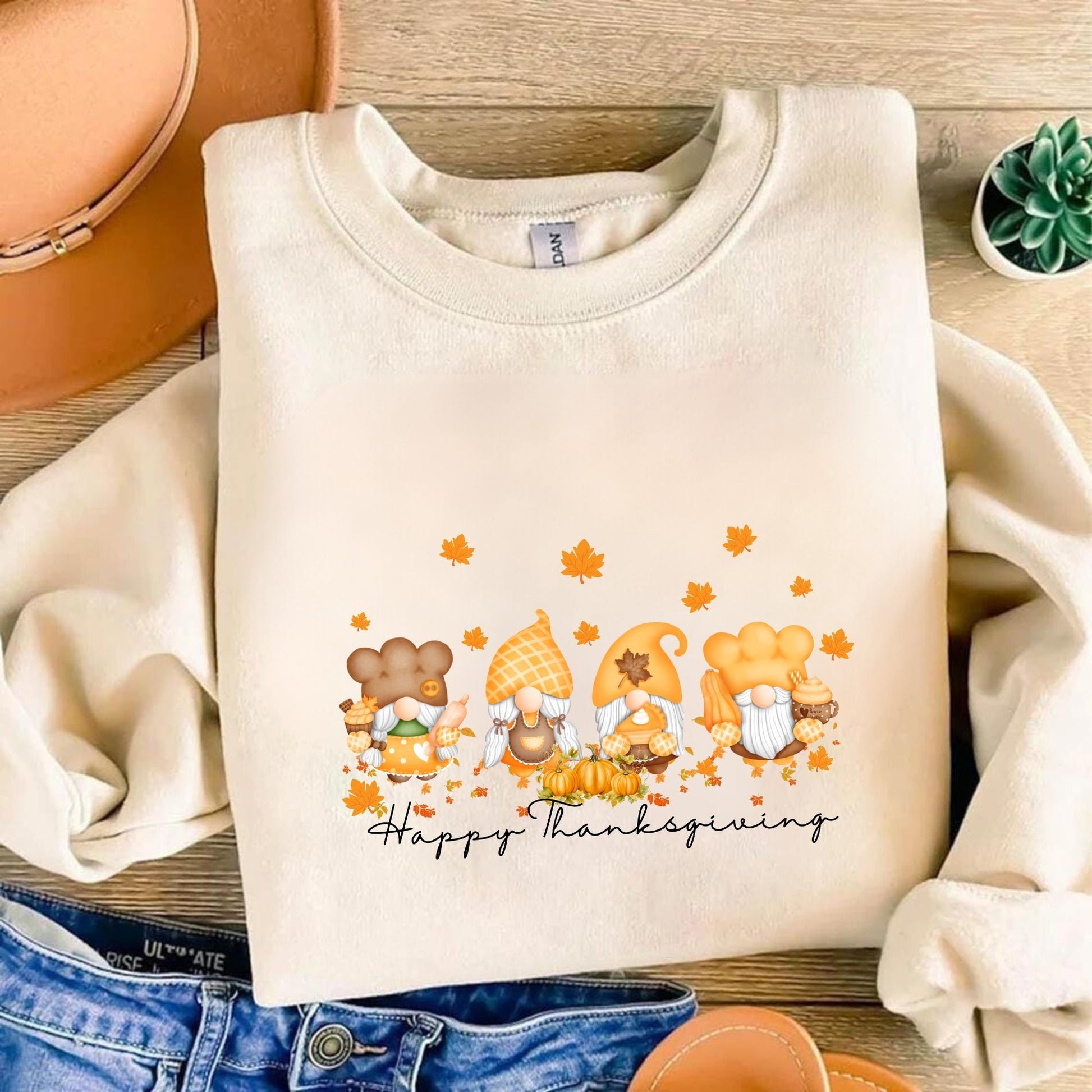 Happy Thanksgiving Shirt - Thanksgiving Gnome Shirt - Trendy Thanksgiving Shirt