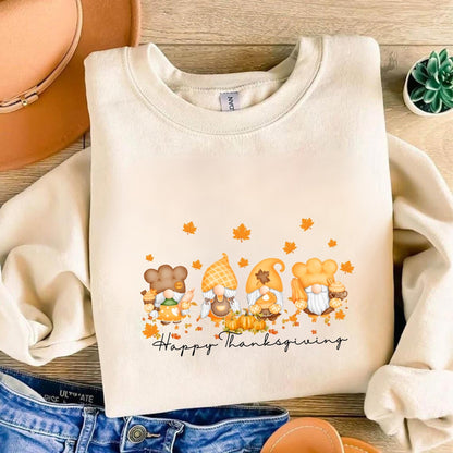 Happy Thanksgiving Shirt - Thanksgiving Gnome Shirt - Trendy Thanksgiving Shirt