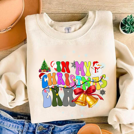 In My Christmas Era Shirt - Groovy Christmas - Retro Xmas Shirt - Trendy Christmas Shirt