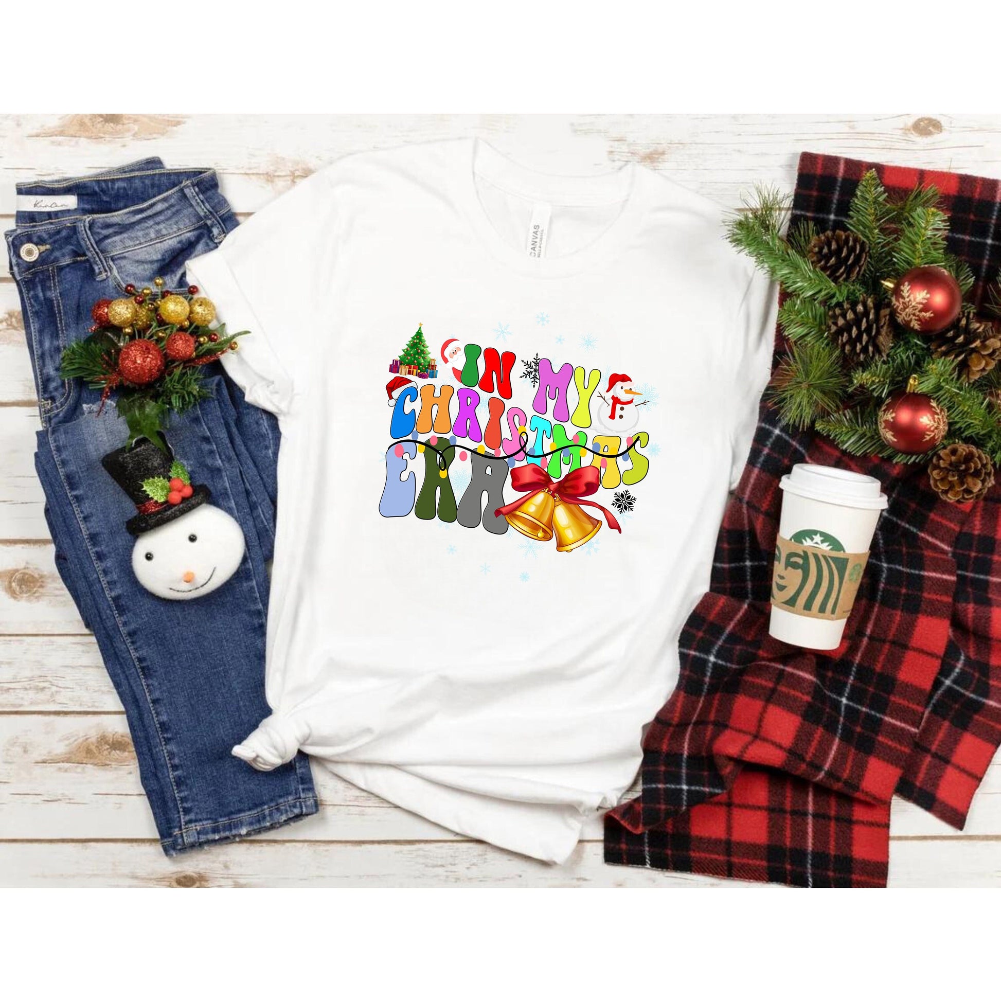 In My Christmas Era Shirt - Groovy Christmas - Retro Xmas Shirt - Trendy Christmas Shirt