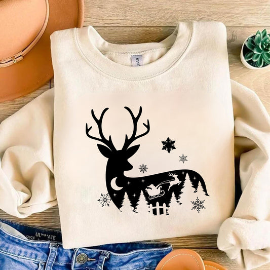 Custom Reindeer Family Shirt - Christmas Family Shirt - Trendy Christmas Shirt - Christmas Shirt