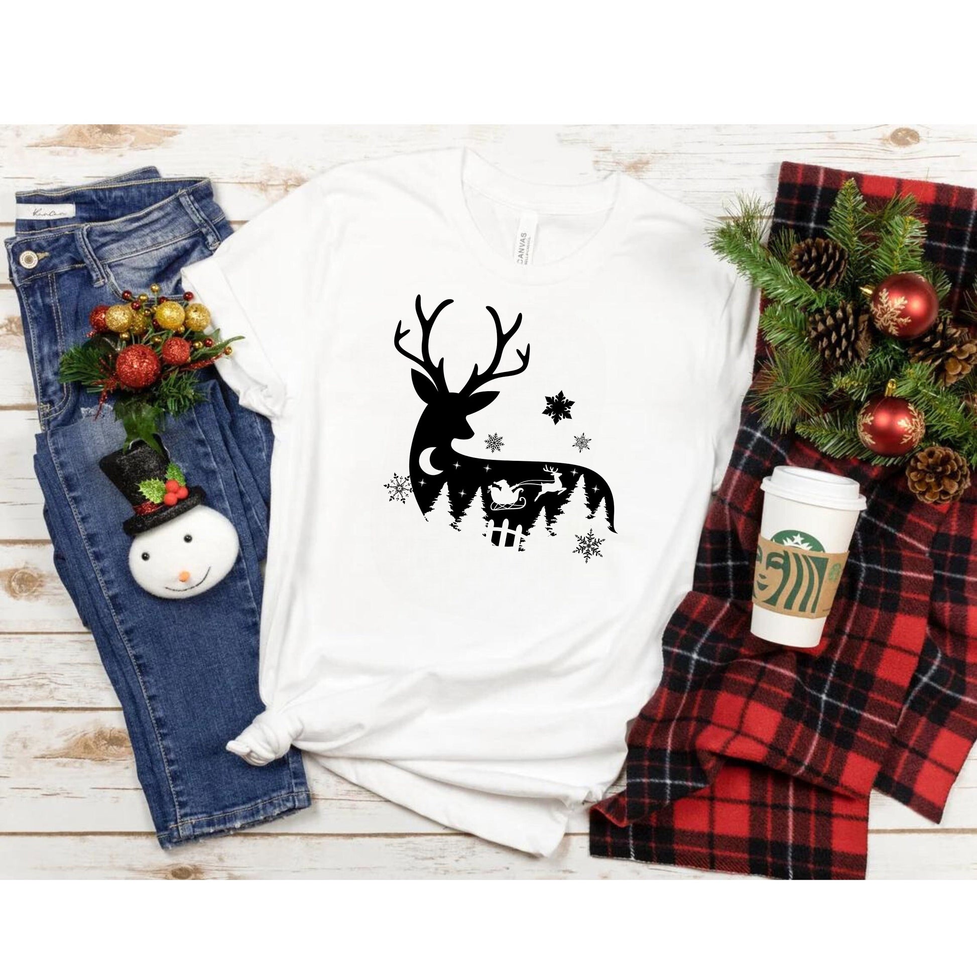 Custom Reindeer Family Shirt - Christmas Family Shirt - Trendy Christmas Shirt - Christmas Shirt