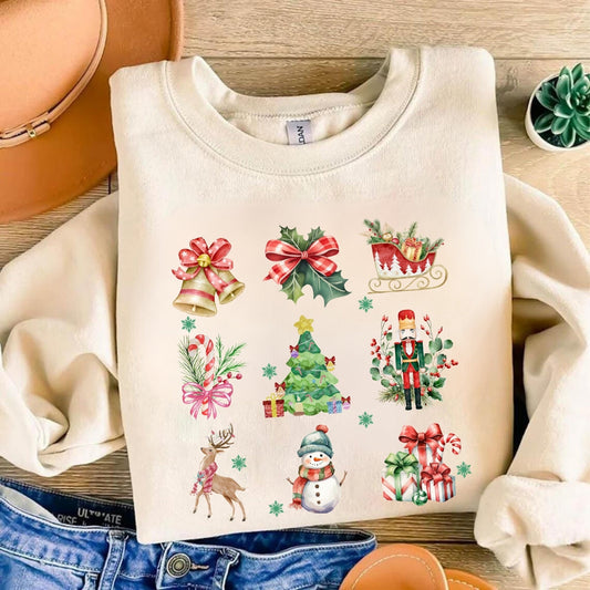 Christmas Holiday Shirt - Christmas Vintage Shirt - Cute Christmas Tshirt - Trendy Holiday Tee