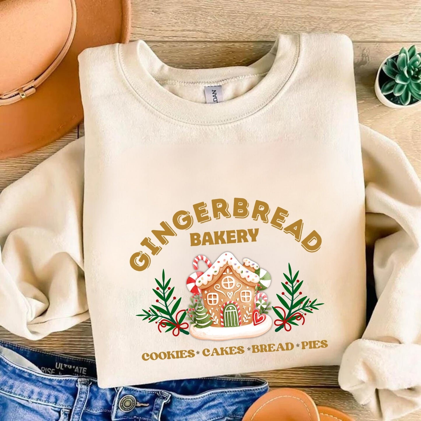 Gingerbread Bakery Shirt - Christmas Bakery Shirt - Christmas Cookies Tee - Gingerbread Tee