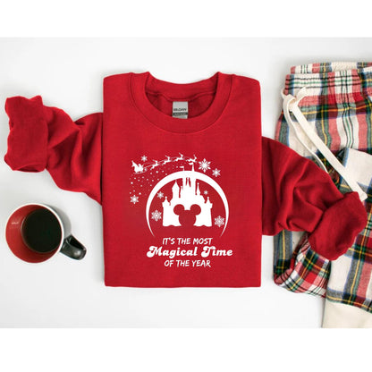 It's The Most Magical Time Of The Year Shirt - Disneyland Christmas Sweatshirt - Disneyland Christmas Sweatshirt - Xmas Gift shirt