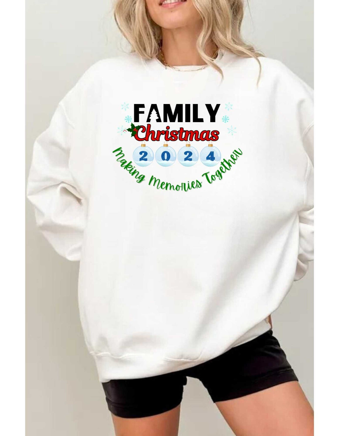 Family Christmas 2024 Shirt Making Memories Together