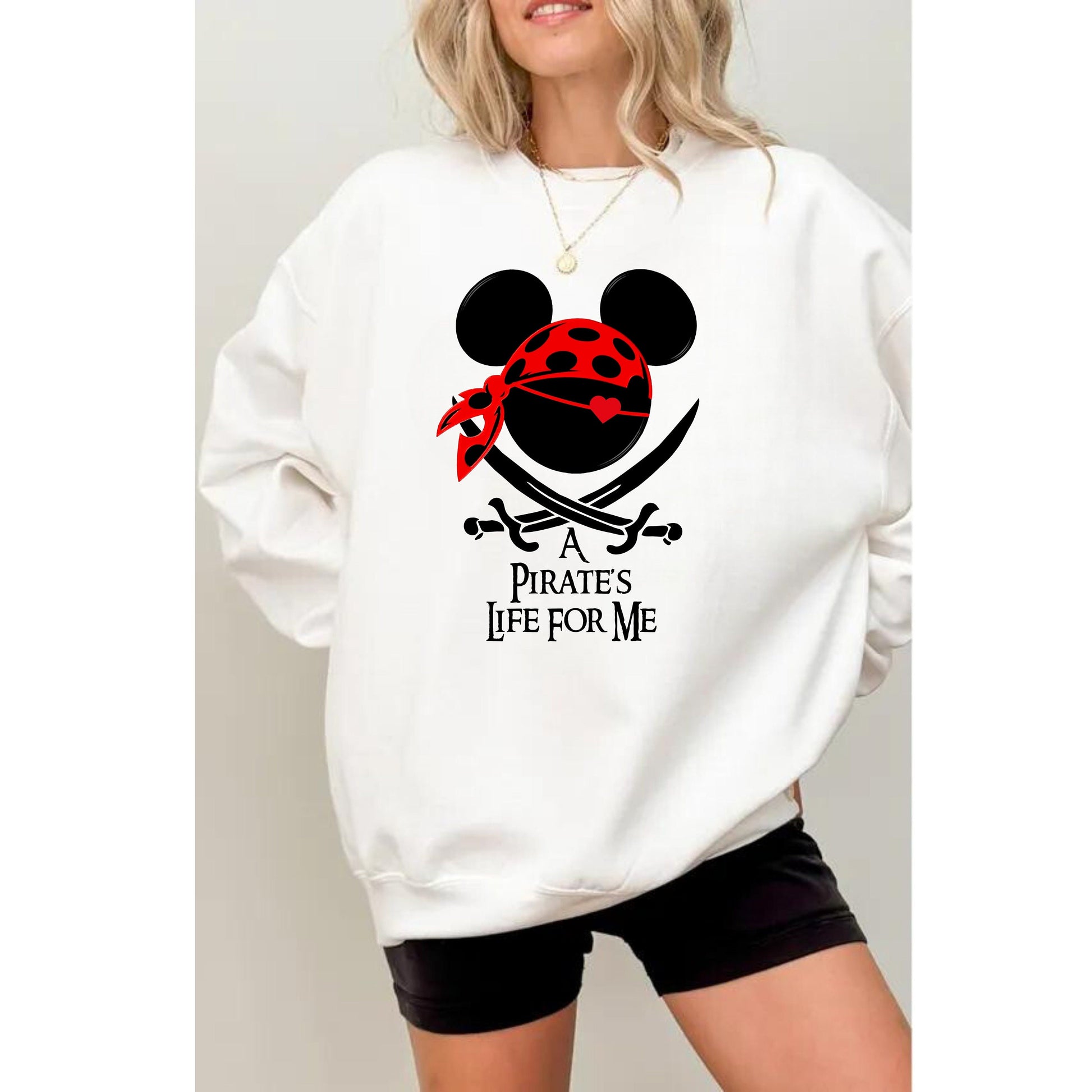 A Pirate's Life For Me Shirt - Disney Mickey and Minnie Pirate - Disney Pirate Cruise Gift - Disney Pirates Sweatshirt