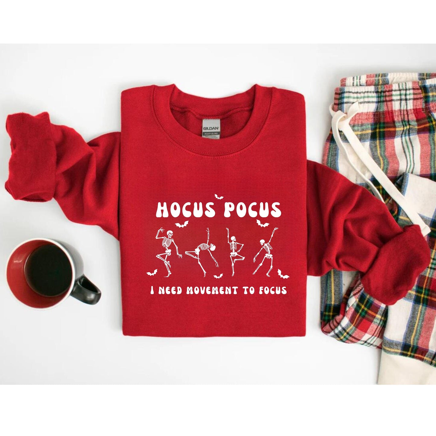 Halloween Hocus Pocus T shirt - Cute Skeleton Dancing Style - Funny Shirt Design - Trendy Halloween Shirt