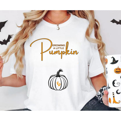 Growing A Little Pumpkin Shirt - Fall Pregnancy Announcement - Gift Pregnancy Reveal - Maternity Sweater