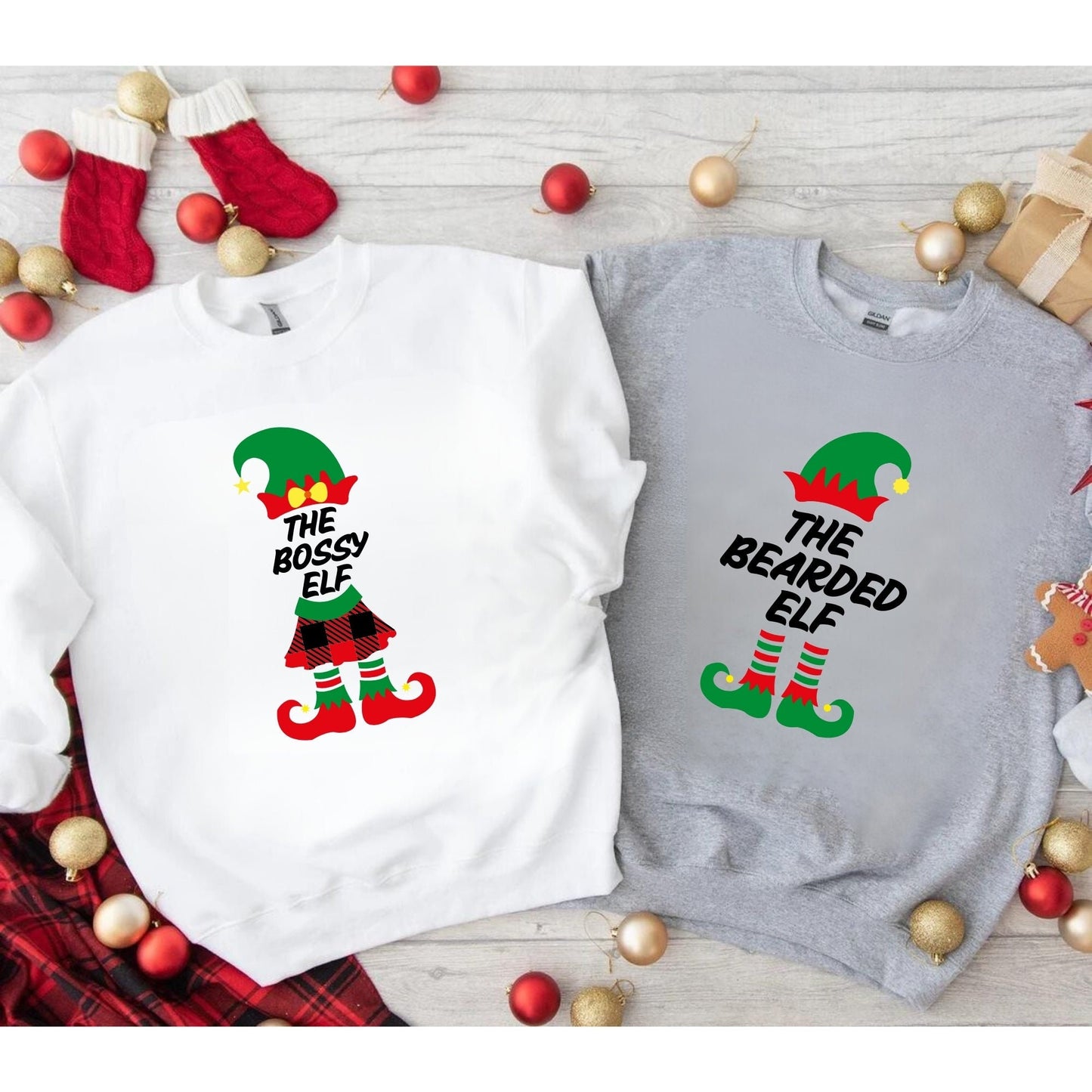 Elf Christmas Shirt - Sarcastic Christmas Shirt - The Bossy Elf Shirt - The Bearded Elf Shirt - The Princess Elf Shirt - The Favorite Elf