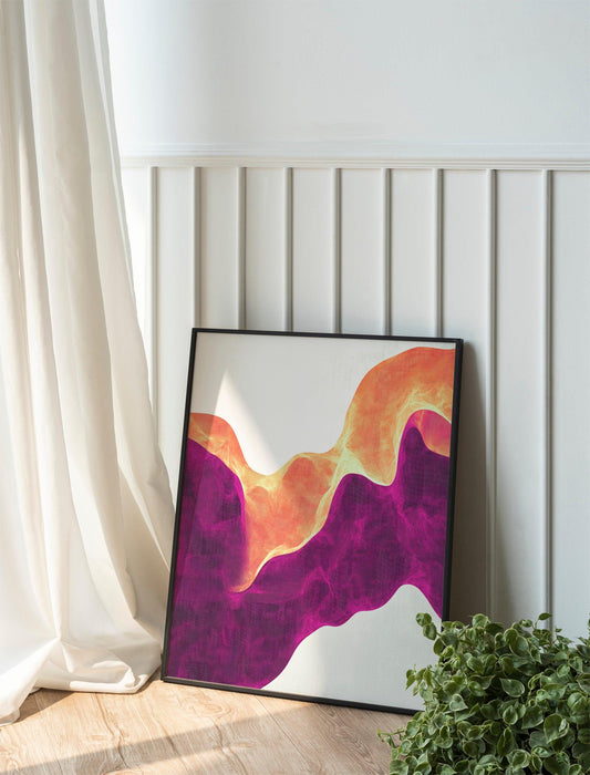 Abstract Art Print, Contemporary Minimalist, Japanese Wall Art Prints, Mid Century Modern Art, Maximalist Wall Decor, Nautical Aesthetic Art