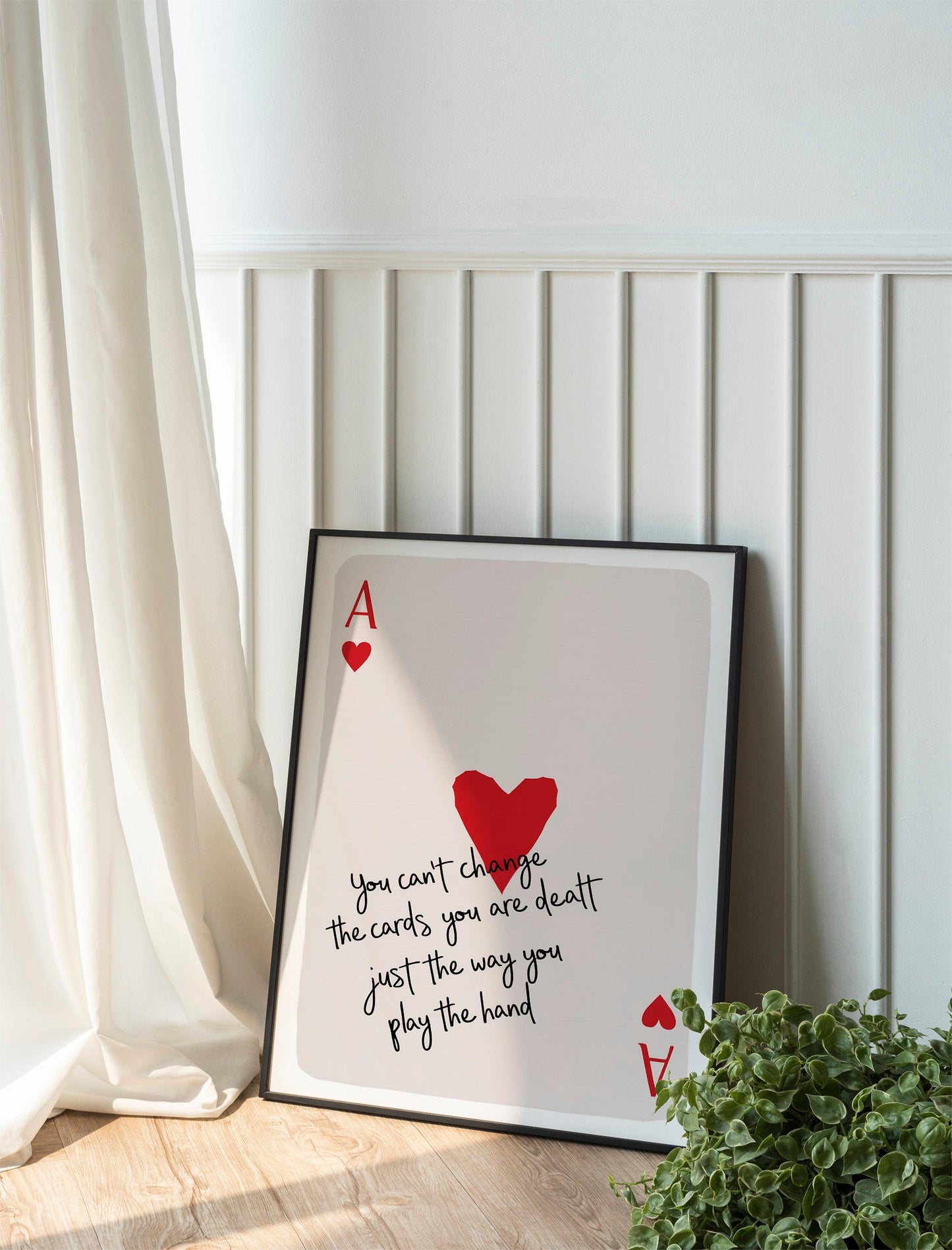 Ace of Hearts Retro Playing Card Wall Art, Preppy Y2KInspired Pink Room Decor, Perfect for Girly Trendy and Aesthetic Spaces