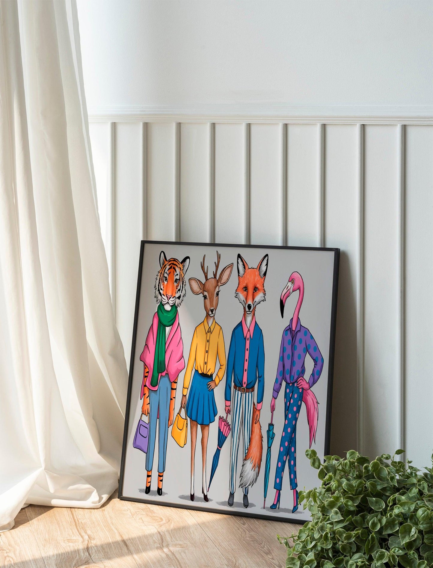 Fashion Week Art Print, Trendy Home Decor and Wall Decoration, Perfect Gift for Her, Suitable for Kitchen,