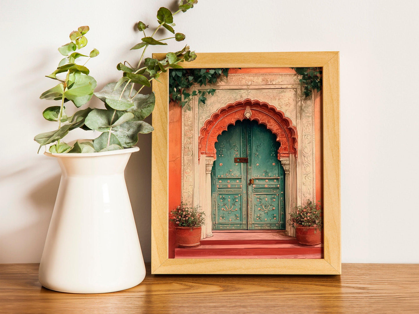 Indian Palace Door Set of 3 Prints, Royal Indian Wall Art, Vintage Palace Poster, Indian Travel Wall Art, Peacock Art, Exotic Vintage Home