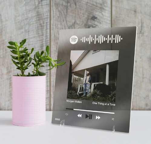 Album Plaque One Thing at a Time AlbumMorgan Walen Gifts for Women and Men, Girls, Teens & Kids — Morgan Walen Room Decor,
