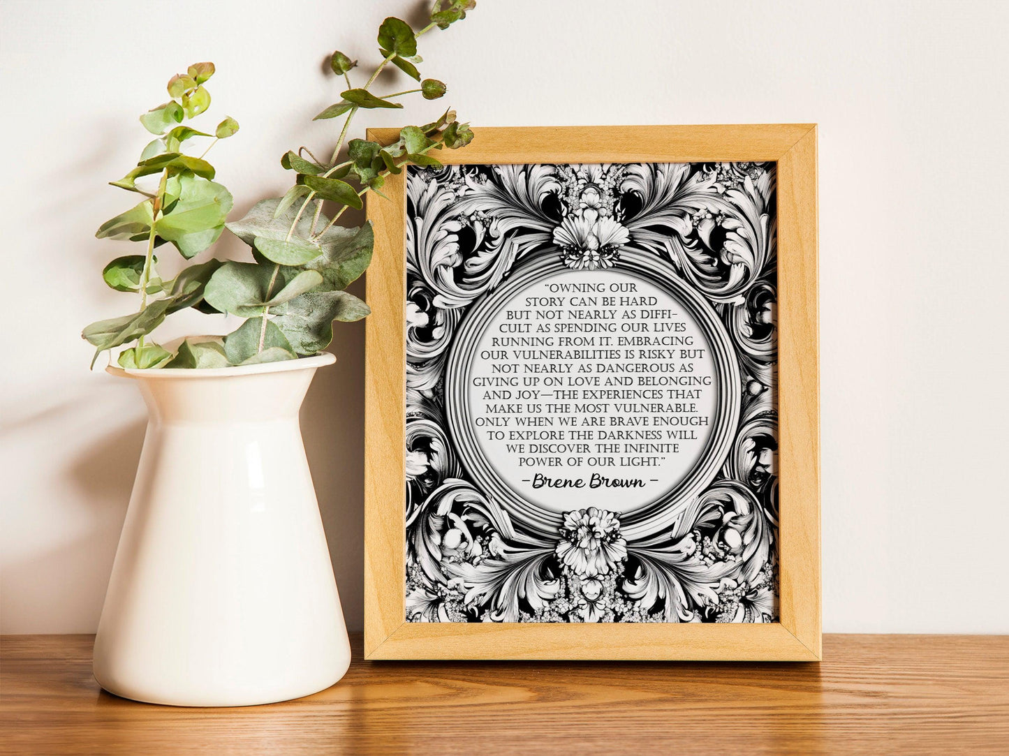 Blue and White Poetry Art, Ralph Waldo Emerson Quote Print, Bird Illustration for Entryway or Home Decor.