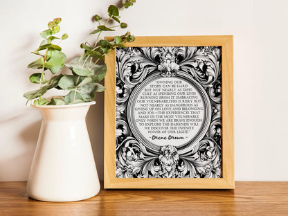 Blue and White Poetry Art, Ralph Waldo Emerson Quote Print, Bird Illustration for Entryway or Home Decor.