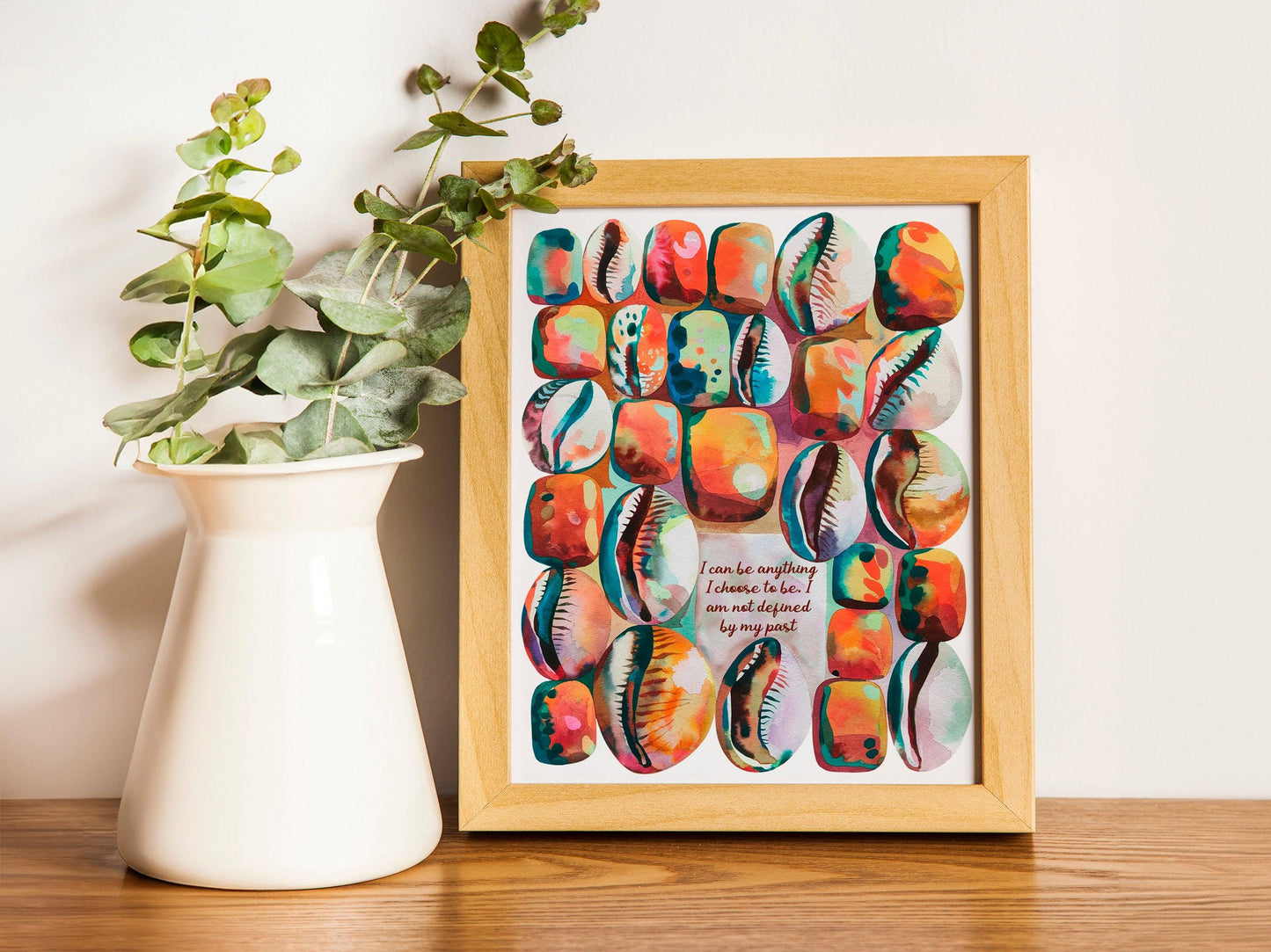 Therapy Quote Poster, Counseling Room Art, I Am Not What Happened to Me, Mental Health Positive Decor
