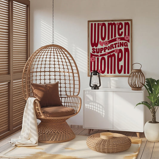 Women supporting Women Print Trio, Female Empowerment Poster Feminist Quotes International Women's Day Gift Ideas PDF Digital Print