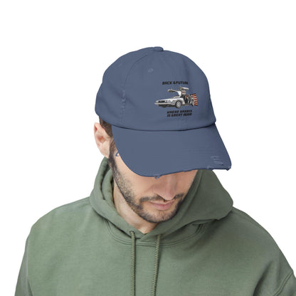 Trump Back to the Future Hat, Make America Great Again Quality Hat, High Quality Trump Hat, Funny Hat, Cool Hat, Delorean, MAGA Hat