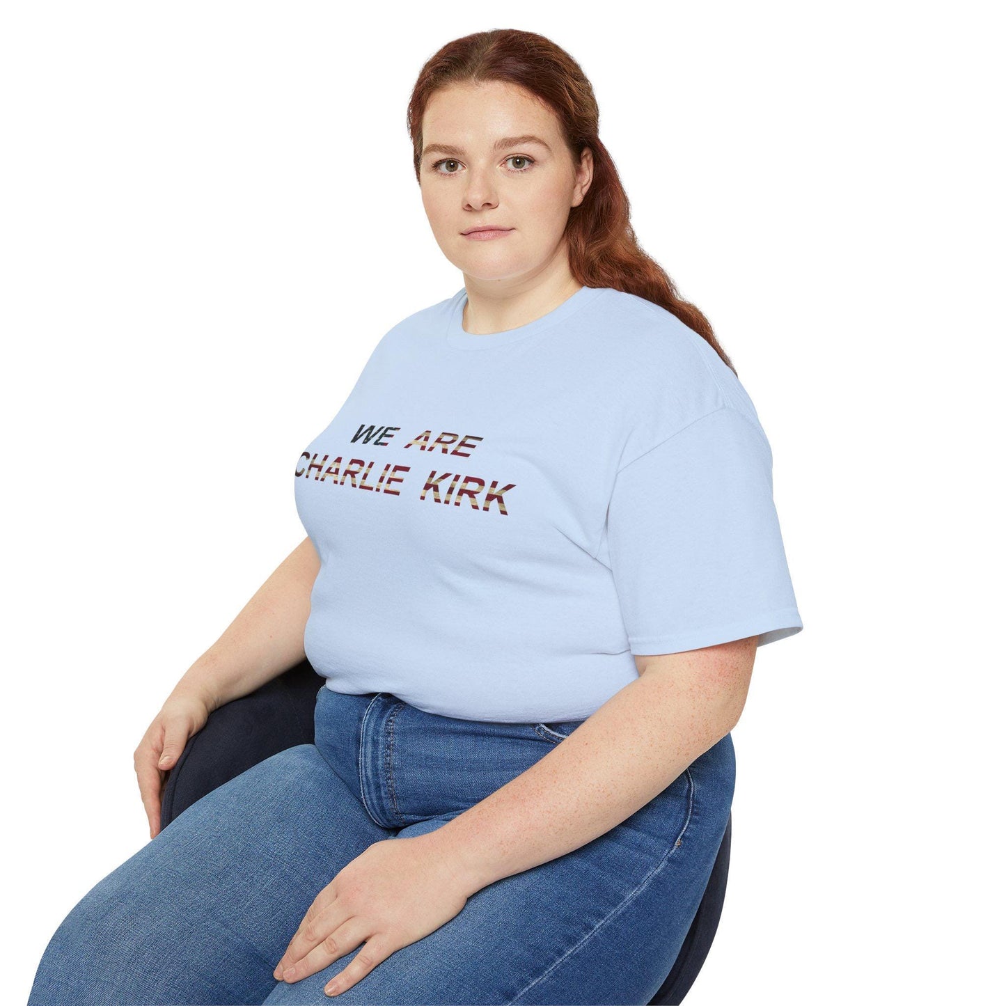 We Are Charlie Kirk Shirt - Patriotic Tribute Tee - America First Conservative T-Shirt - USA Liberty Graphic Top - Charlie Kirk Tee - Flag