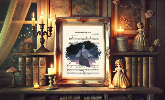 Hercules Hades Splatter The Gospel Truth III Sheet Music Art Print