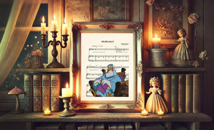 Robin Hood Lady Kluck Sheet Music Art Print