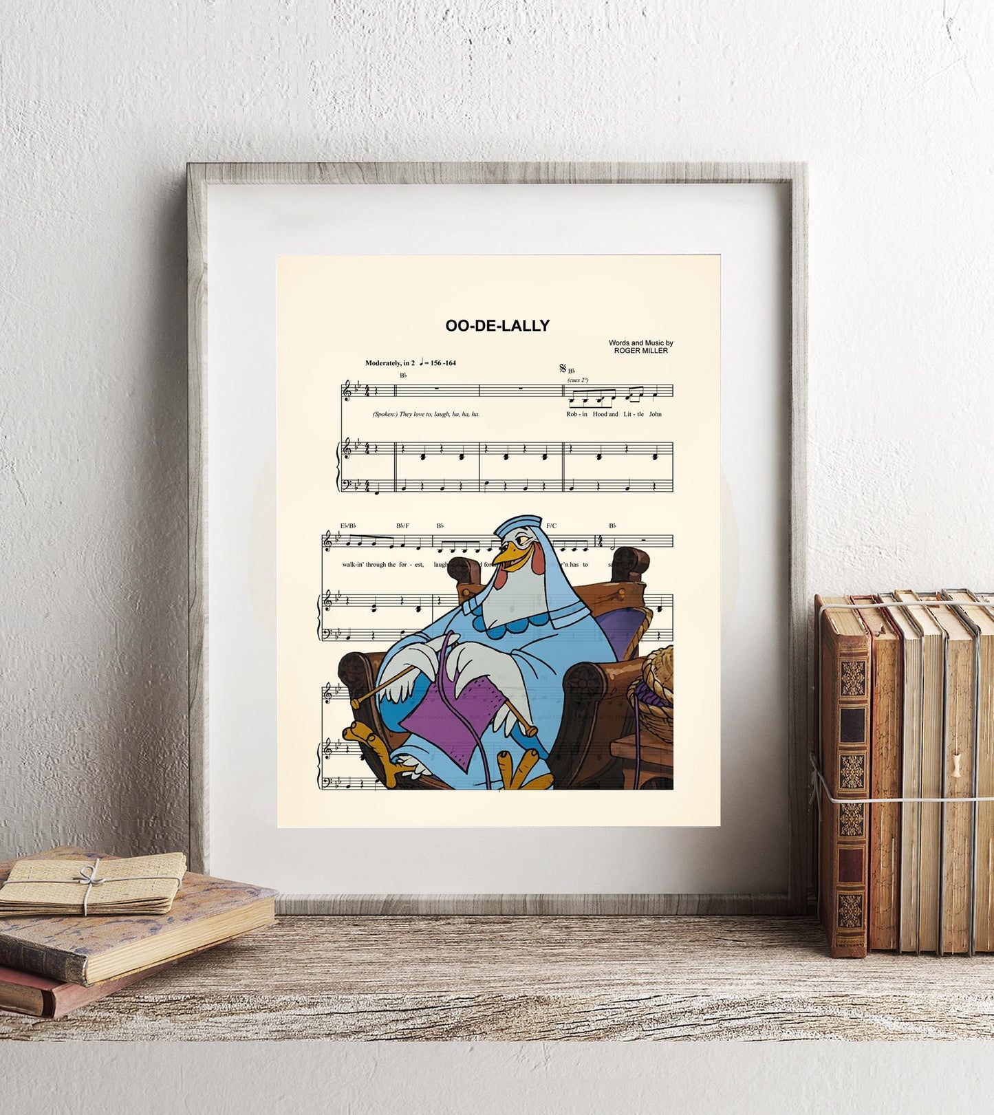 Robin Hood Lady Kluck Sheet Music Art Print